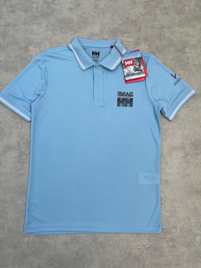 3XW5 HYDROPOWER Clima Cool (Nefes Alan) Polo Yaka Light Blue T-shirt