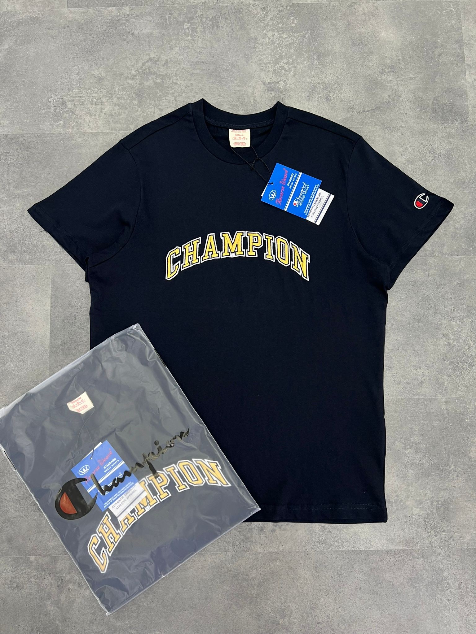 Yeni Sezon College Series Navy Blue T-shirt