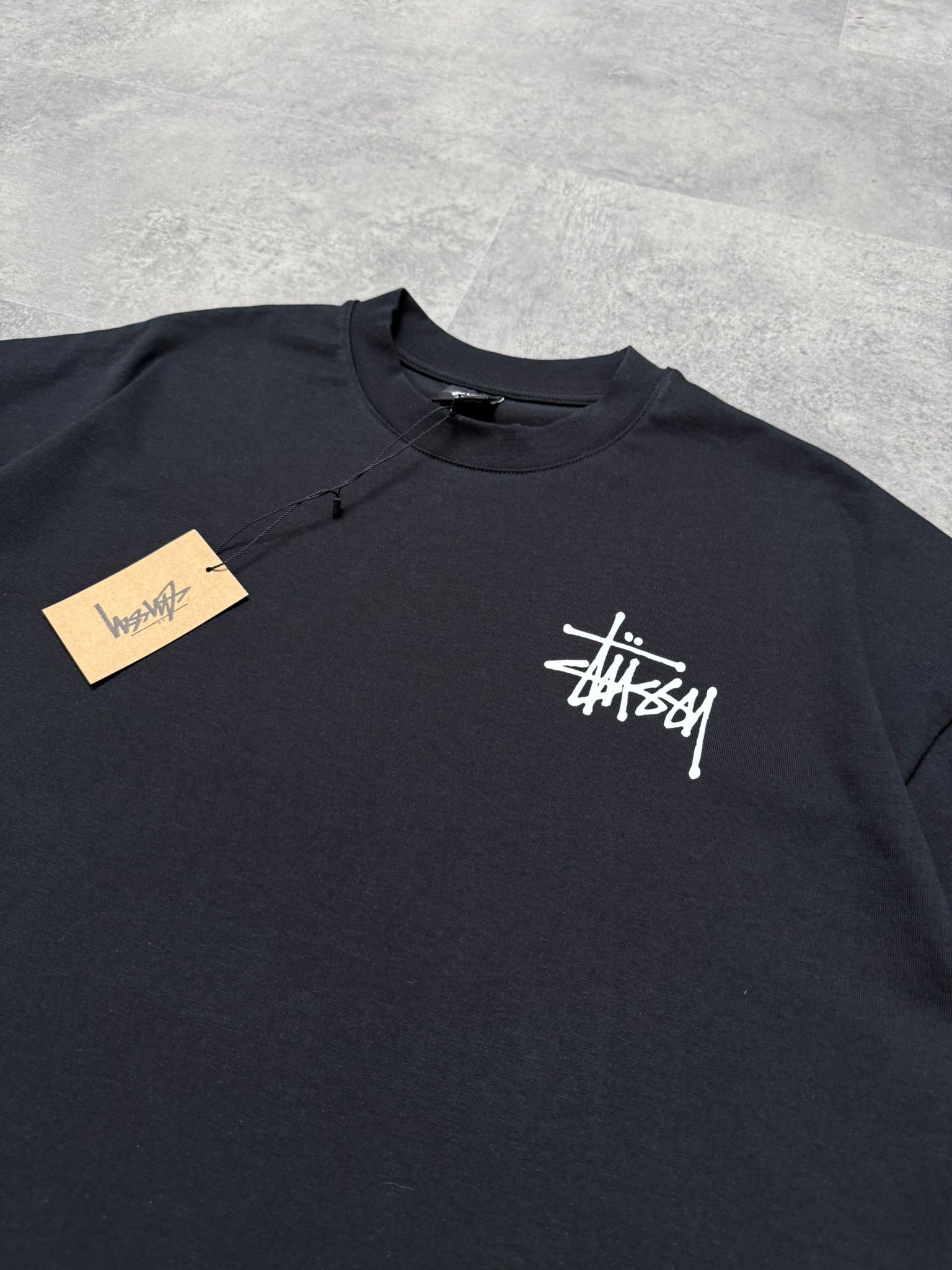 Yeni Sezon Classic Back To Print Black T-shirt