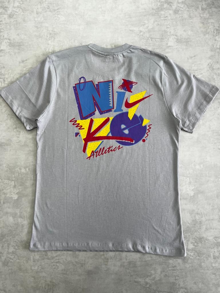 Back To Print Atletic Gray T-shirt