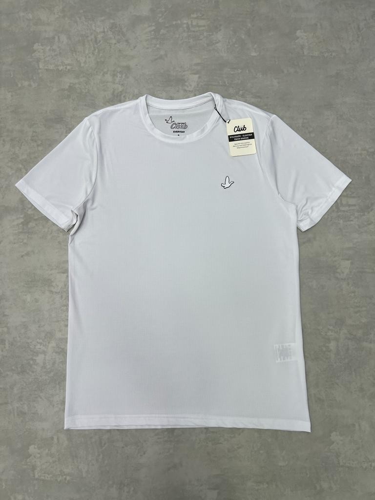 Classic Mini Logo (Clima Cool)  Basic  White  T-shirt