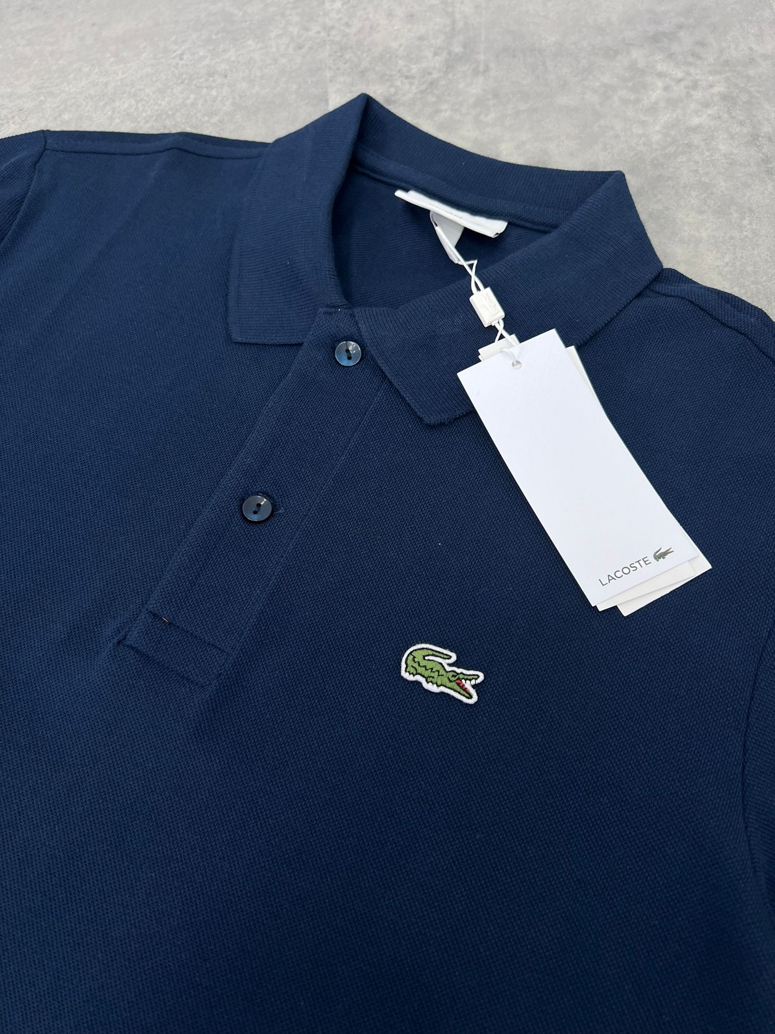 Yeni Sezon  Logo Mini Logo Classic Navy Blue  Polo Yaka