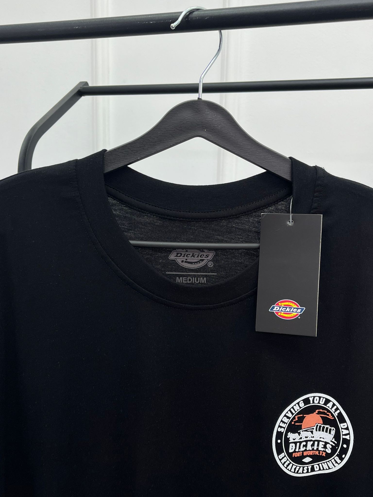 Yeni Sezon Back To Print Serving You All Black T-shirt