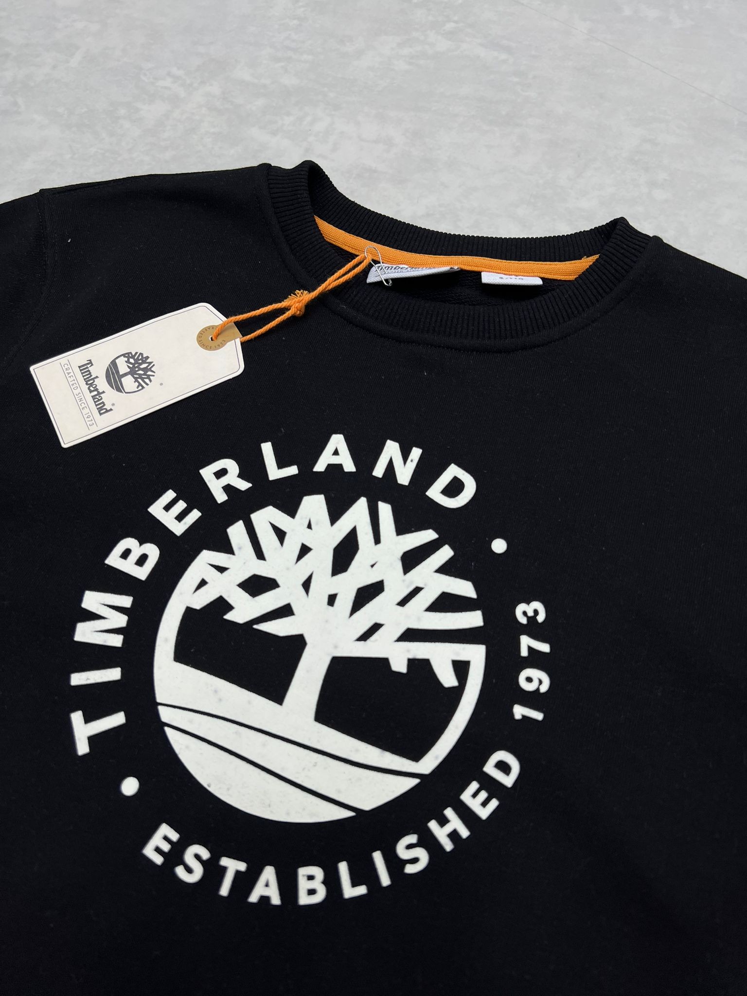 Mid Icon Logo Est.1973 Woden Light Black Sweatshirt