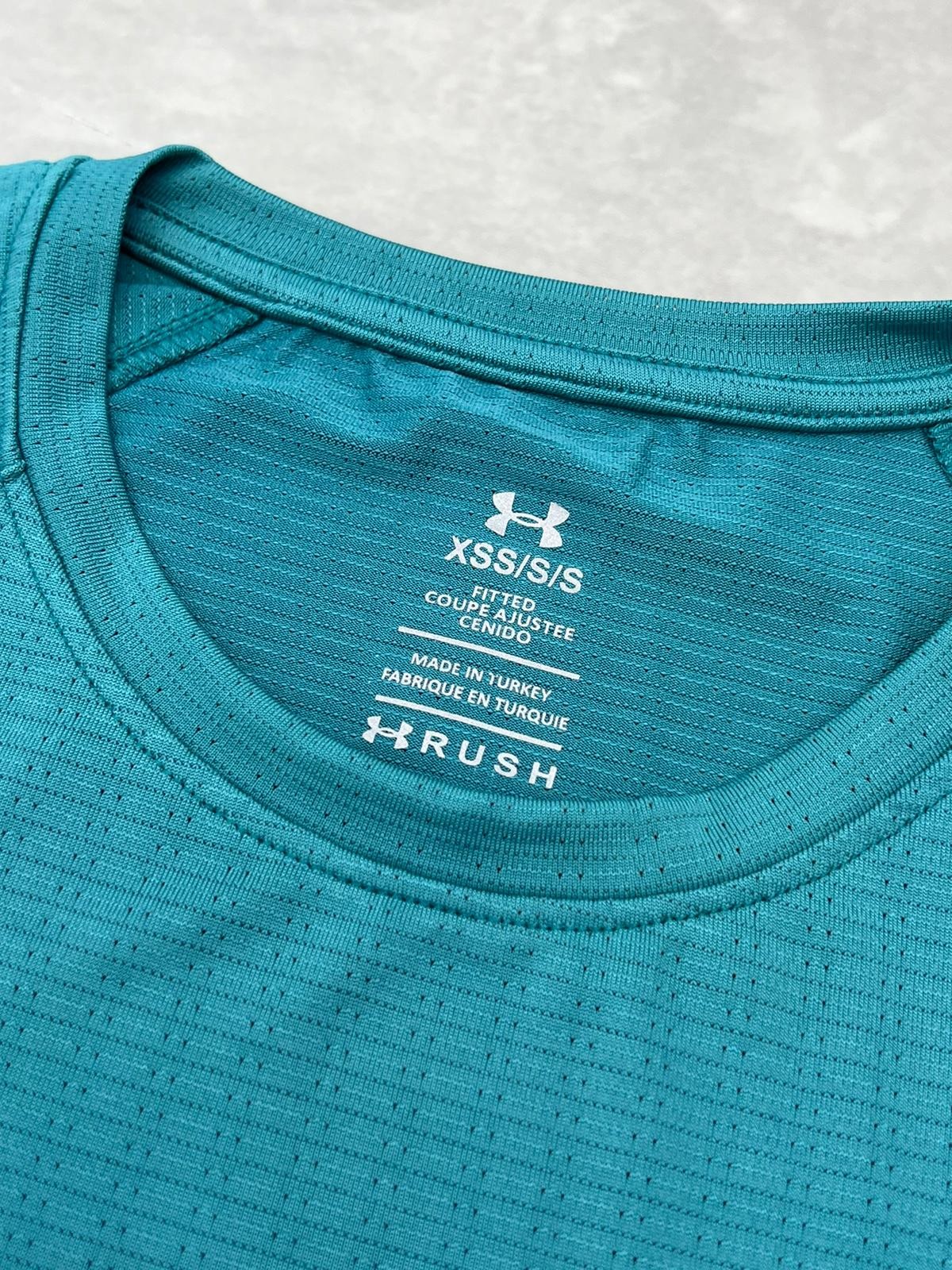 Back Print Detaylı Mini Logo Classic Petrol Green T-shirt