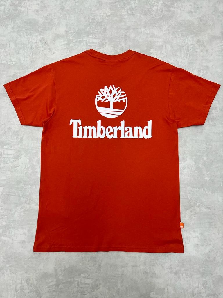 Back To Mid Logo Print Orange T-shirt