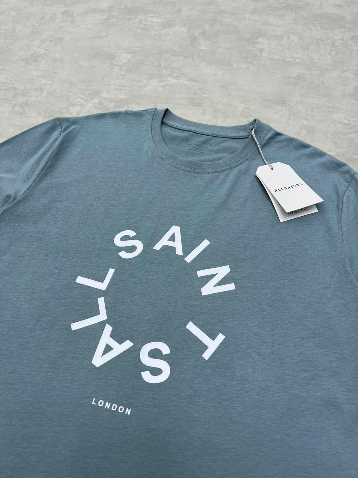 London Limited Circle Long Water Green T-shirt
