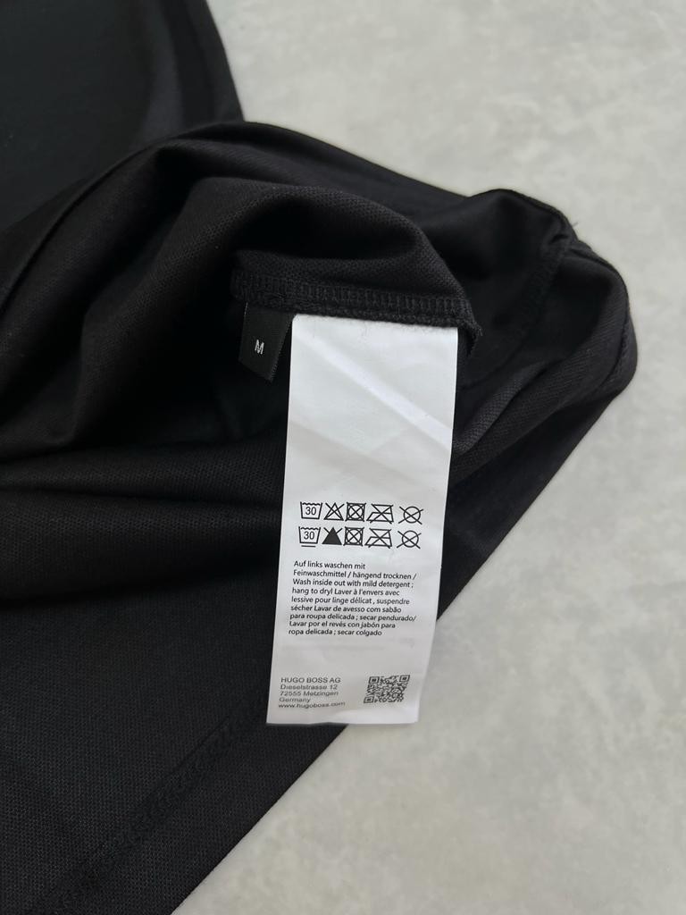 Porche x Bss Logo Clima Cool (Nefes Alan) Black T-shirt