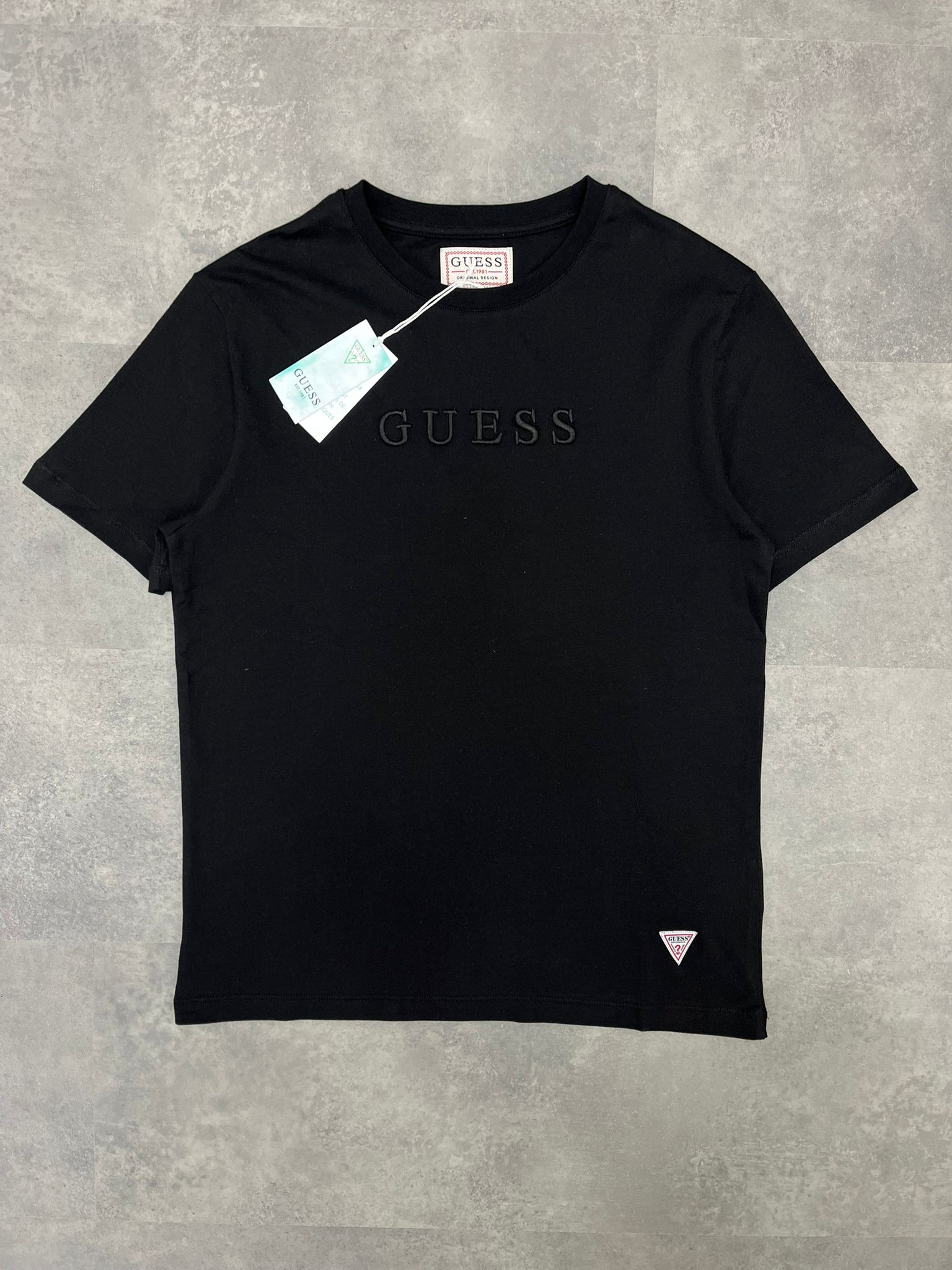 Yeni Sezon Ton To Tone  Mid Icon Logo Black T-shirt