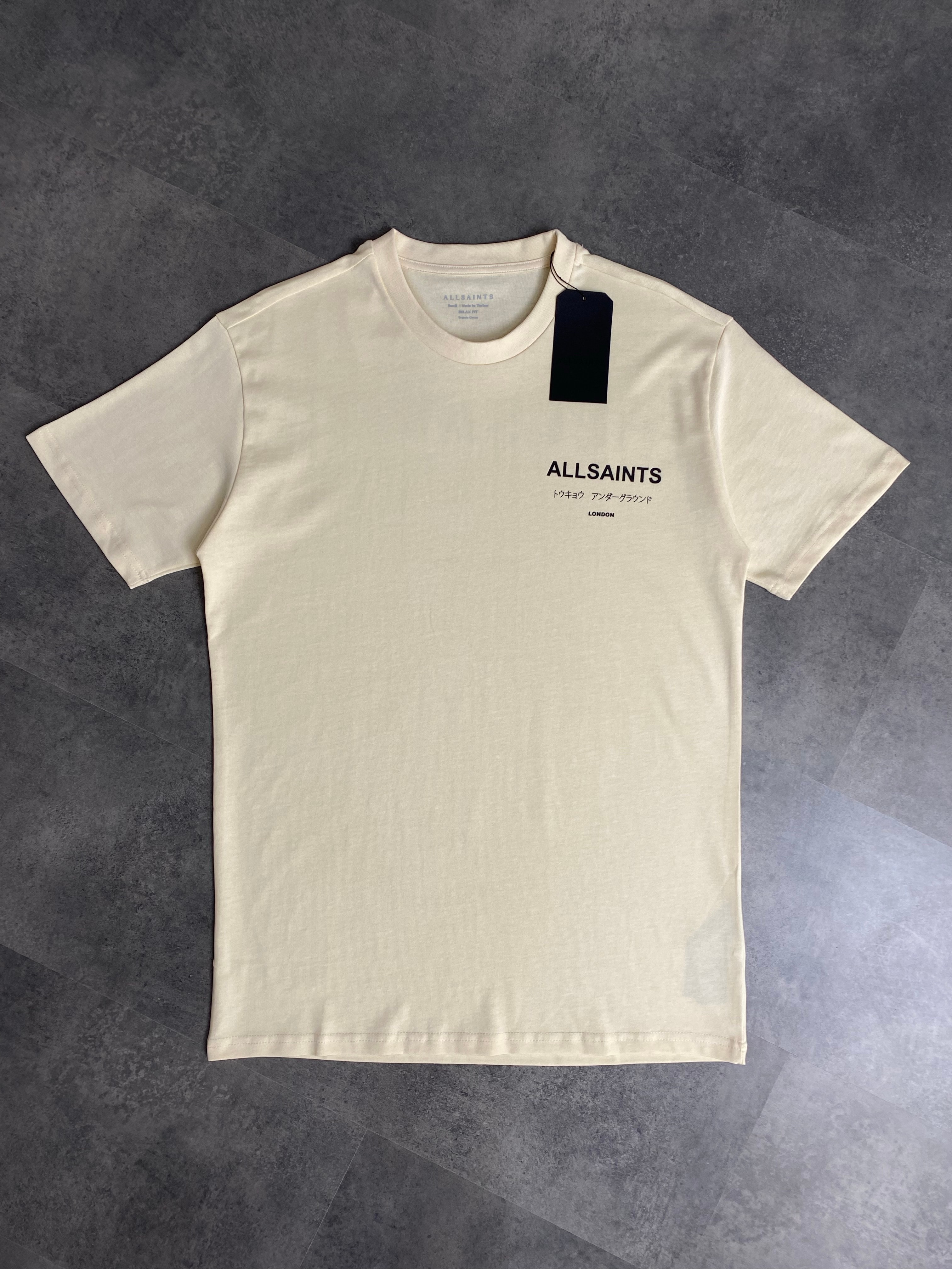 Yeni Sezon London Back to Print Kalın Pamuk T-shirt