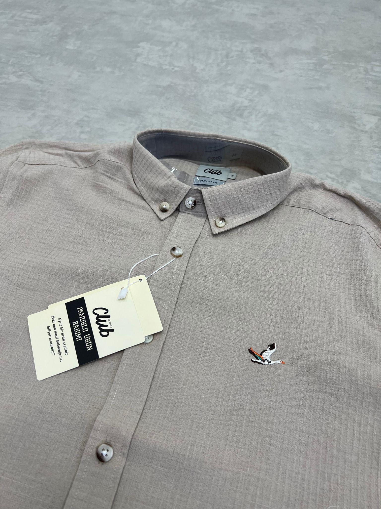 Classic Mini Logo Regular Fit Brown  Gömlek
