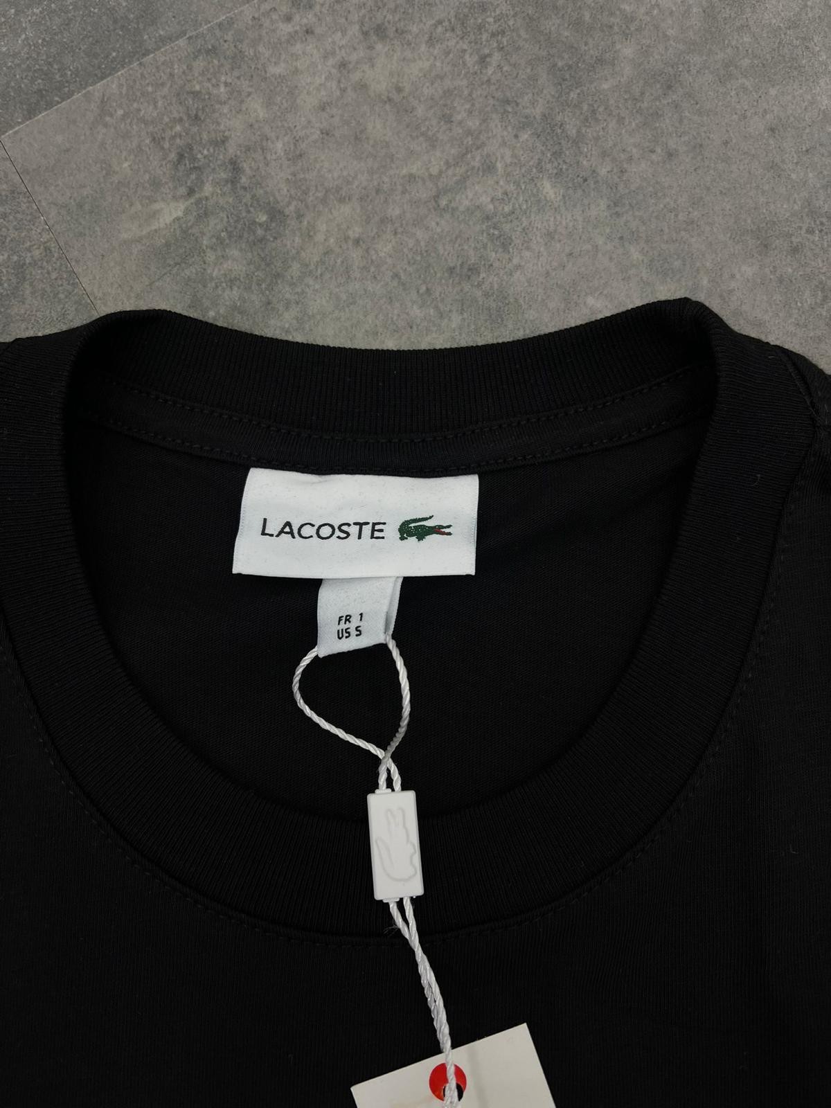 Yeni Sezon Basic Mini Logo Classic Black T-shirt
