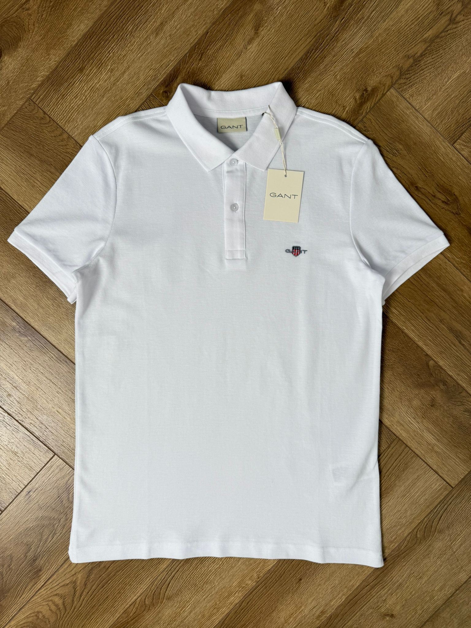 Yeni Sezon Essential Basic Mini Logo Polo Yaka - BEYAZ