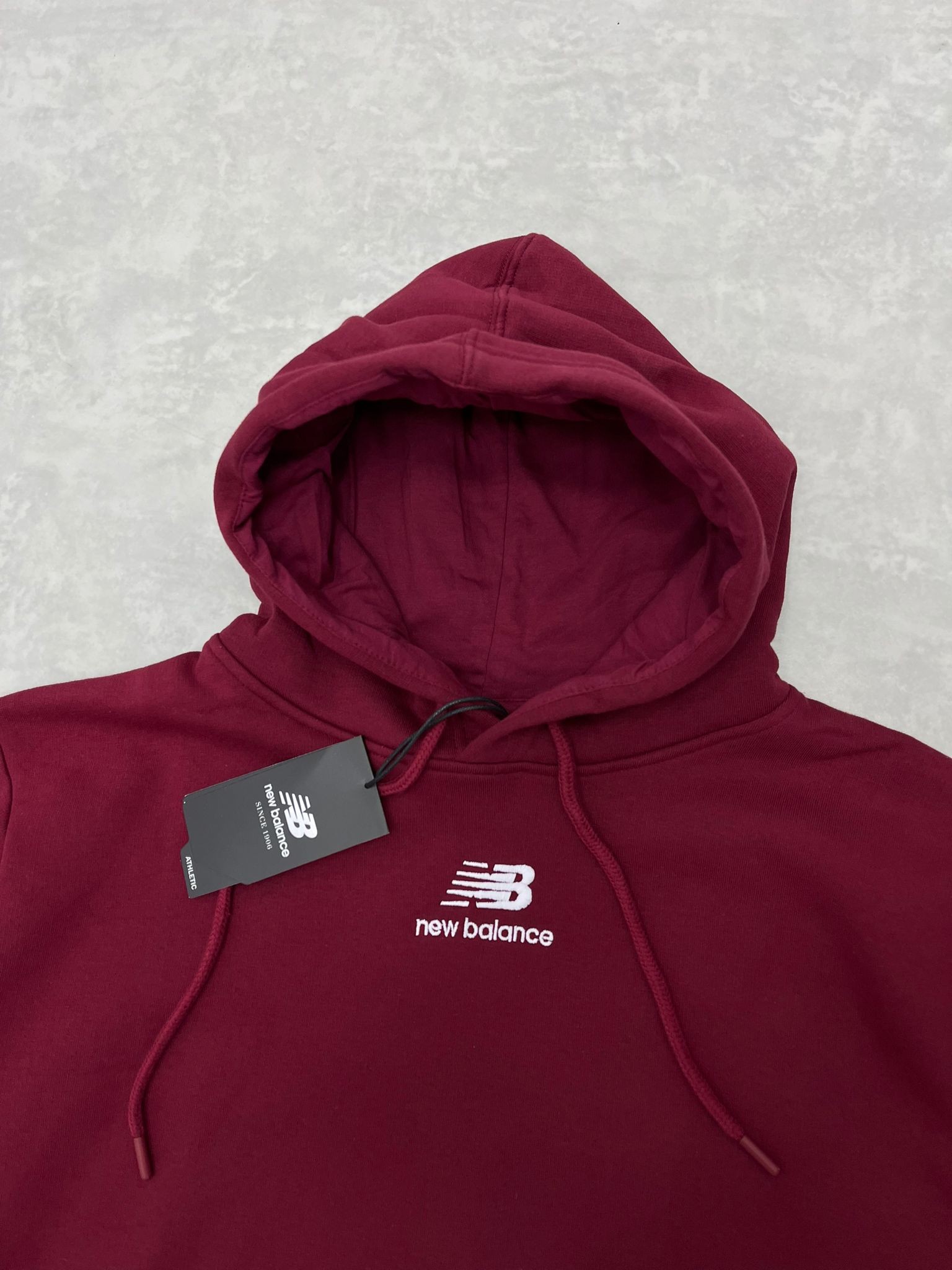 Mid Essential Mini Logo Bordo  Şardonlu Sweatshirt