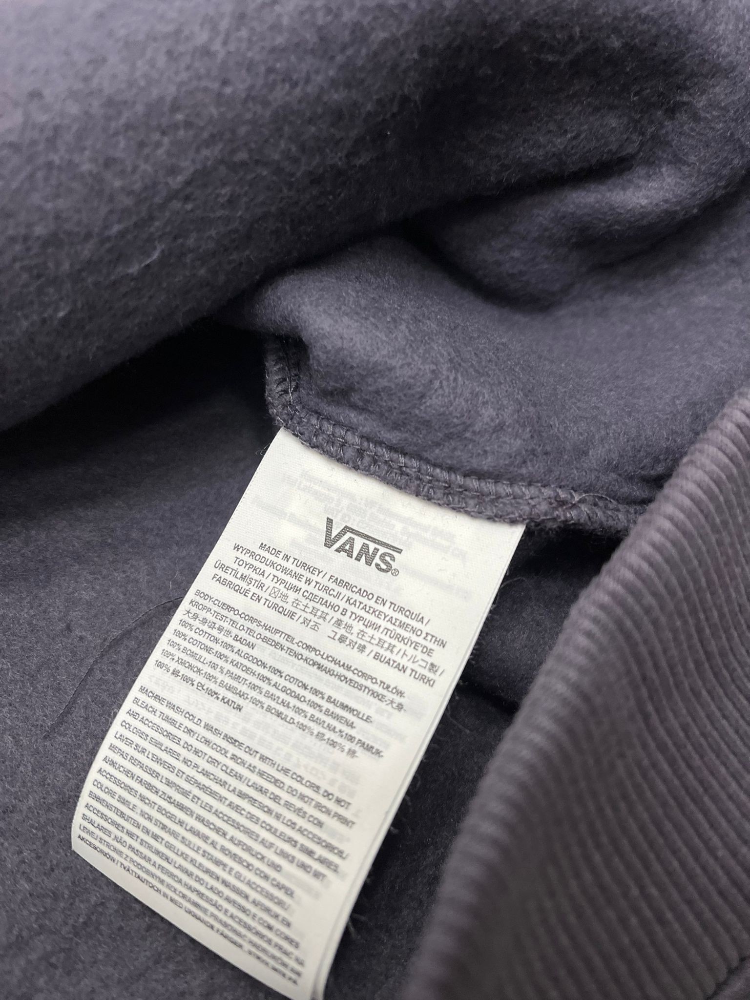 Yeni Sezon Yarım Fermuarlı Nakış Logo Antrasit Sweatshirt