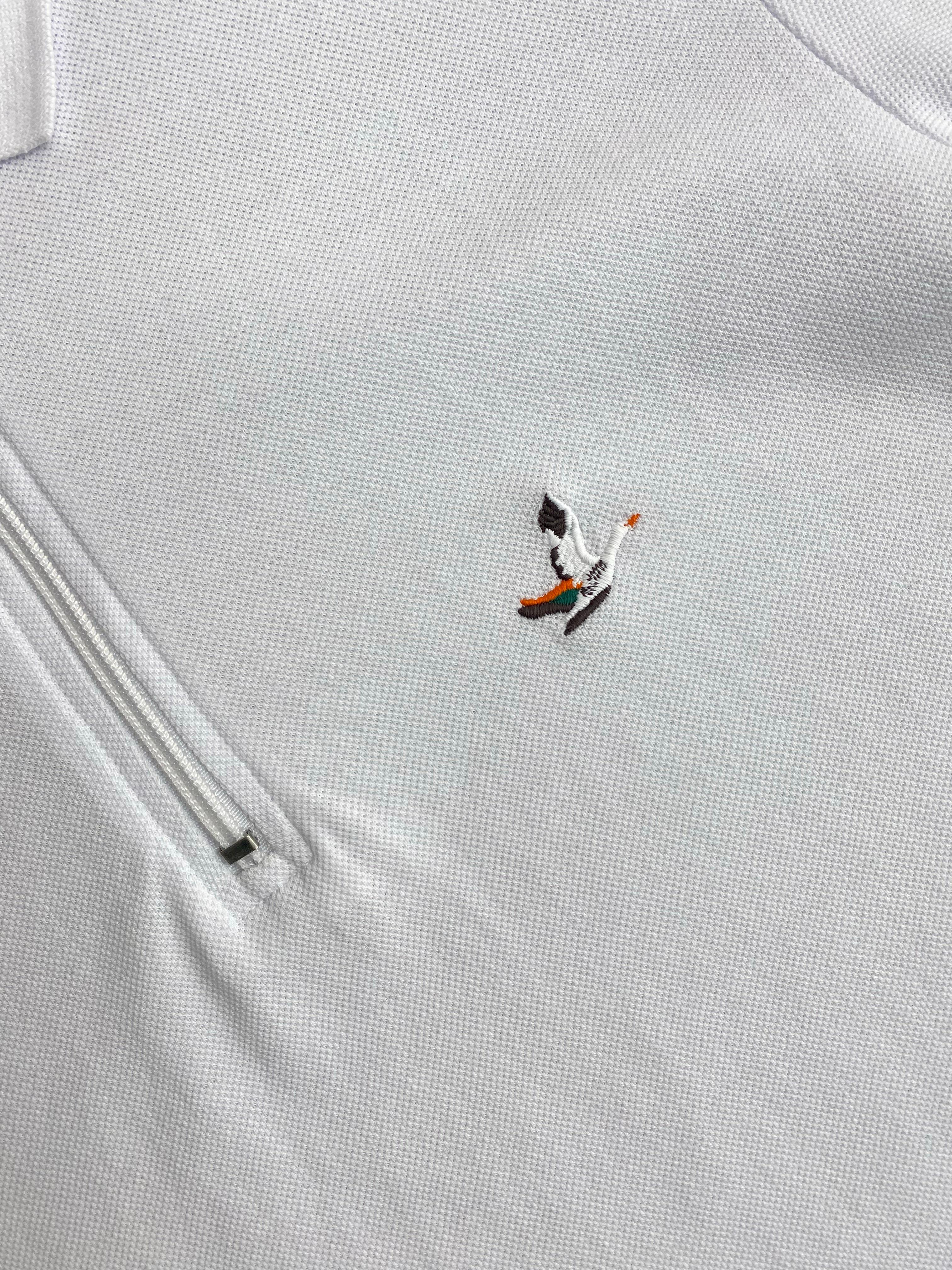 Yeni Sezon Yarım Fermuar Pamuk Pike Polo Yaka