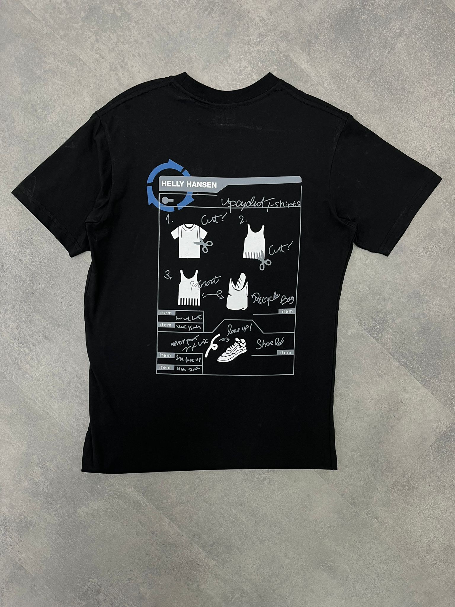 Yeni Sezon Back To Print Shoes Black T-shirt