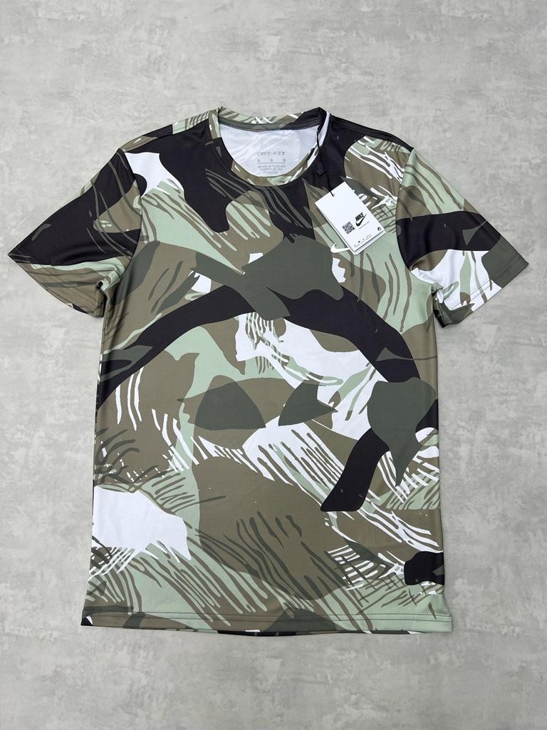 Camouflage Pattern Haki T-shirt