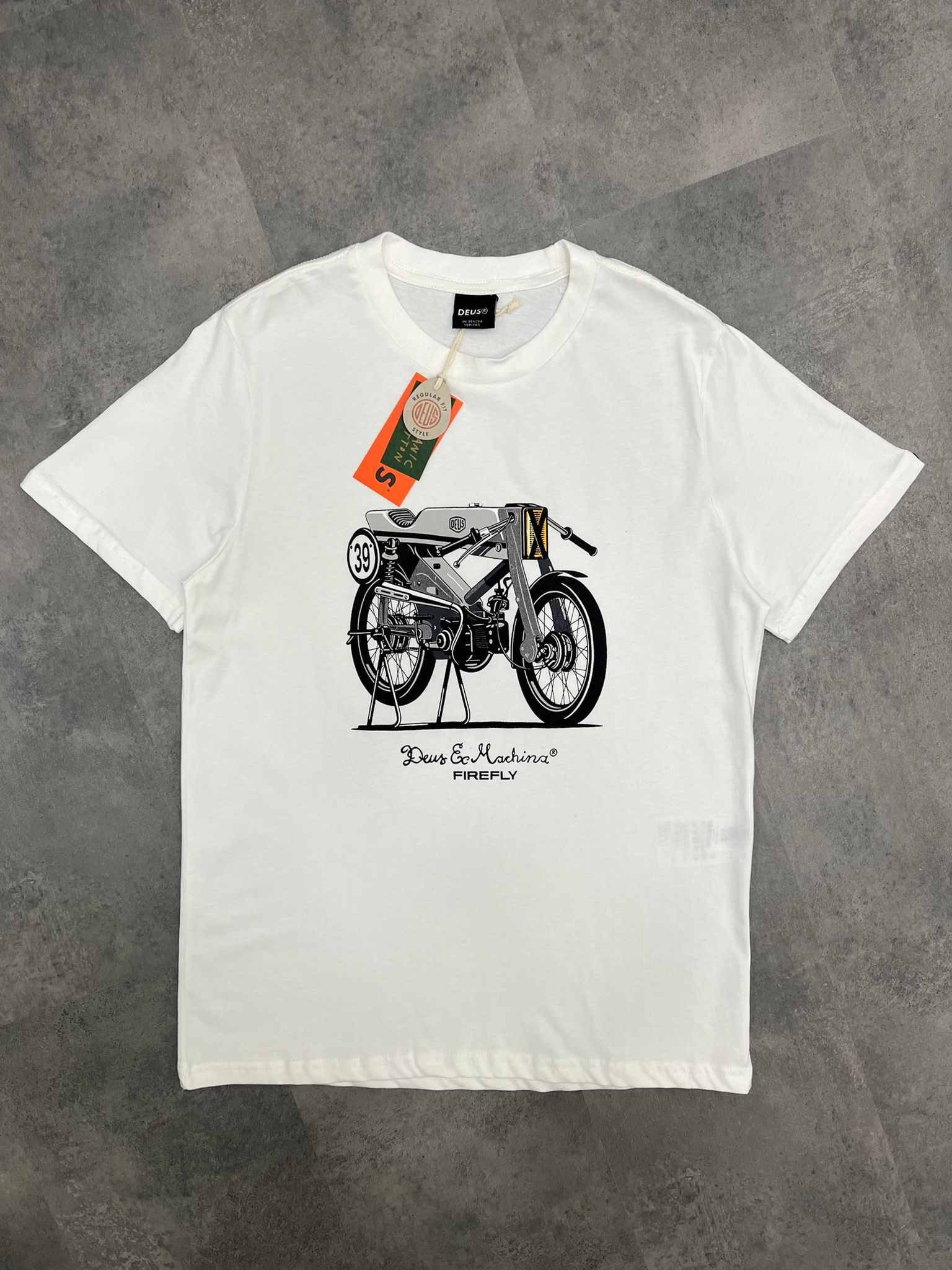 Yeni Sezon Ex Machina Fire Flay Cream T-shirt