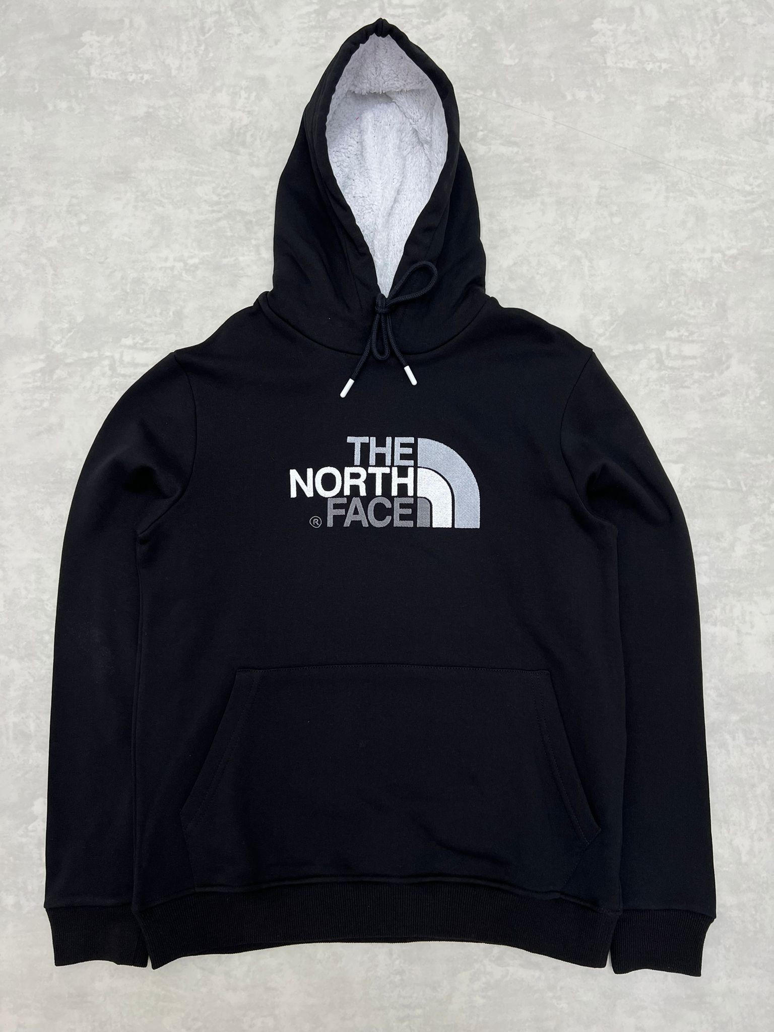 Mid İcon Full Nakış Kapşonu Polarlı Black Sweatshirt