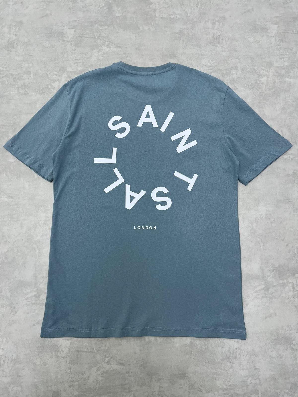 London Limited Circle Long Water Green T-shirt