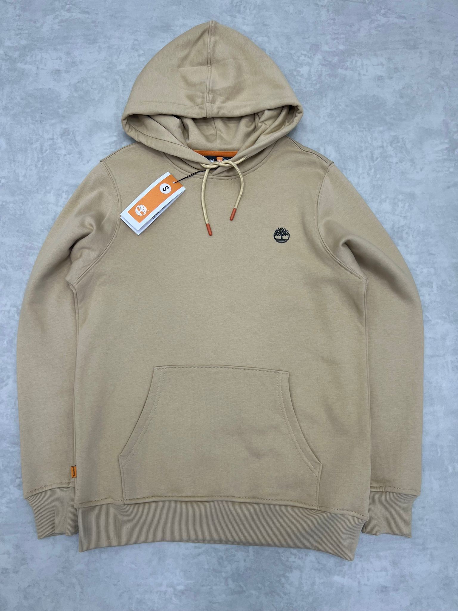 Yeni Sezon Basic Icon Mid Logo 3 İplik Şarodonlu Cream Sweatshirt