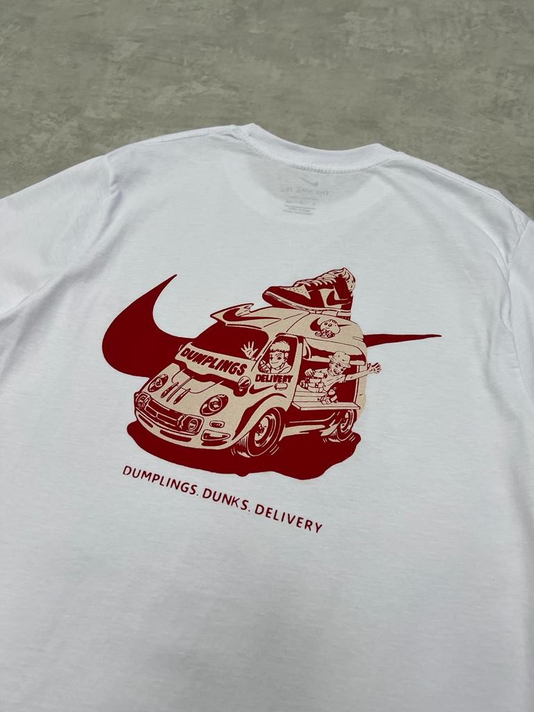 Dumplings Dunks D. White T-shirt