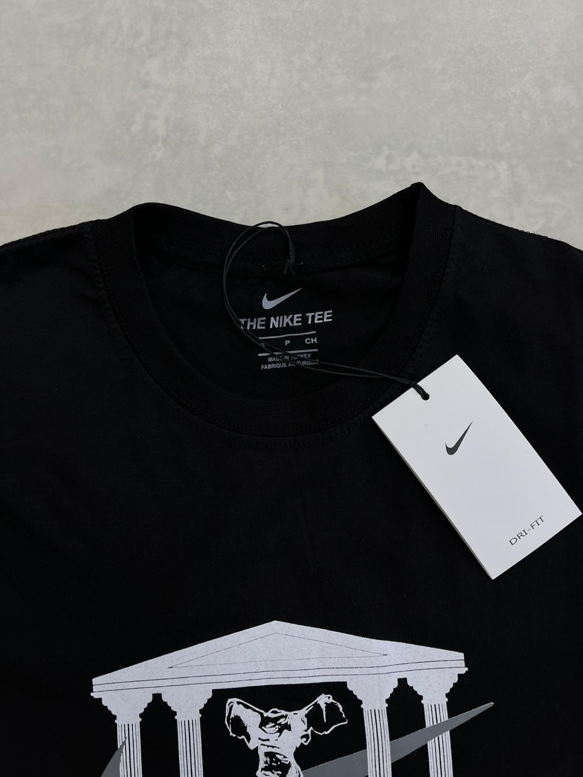 Back To Print Temle Of Fitness Black T-shirt