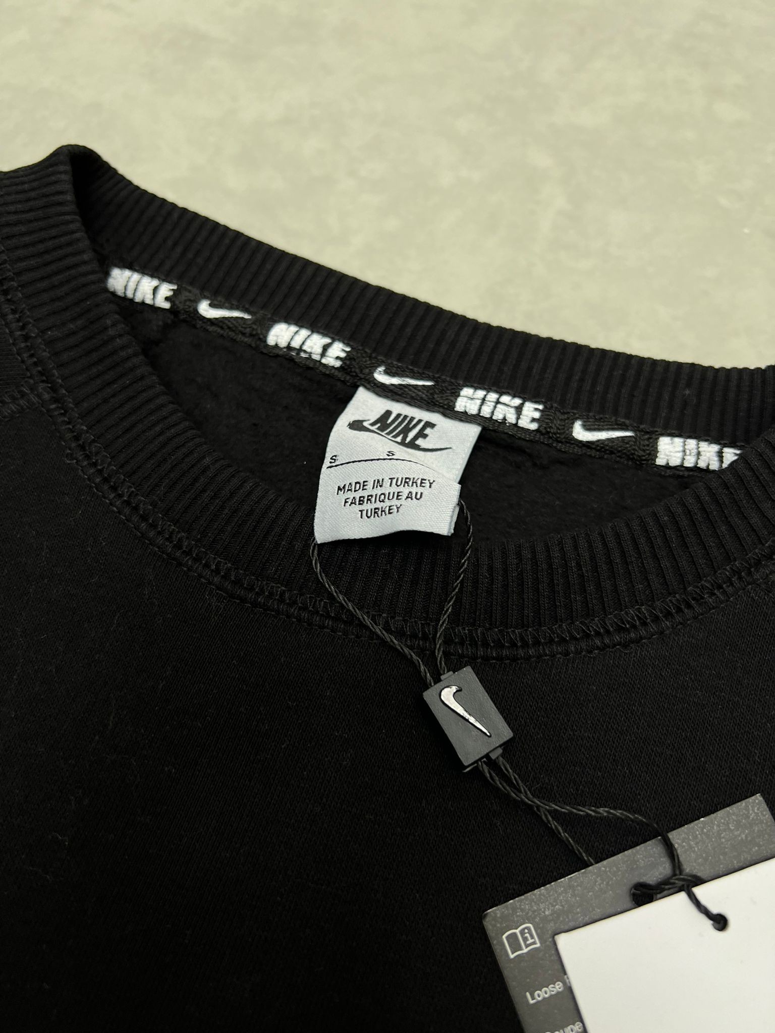 Air Mid Icon Logo Black Sweatshirt