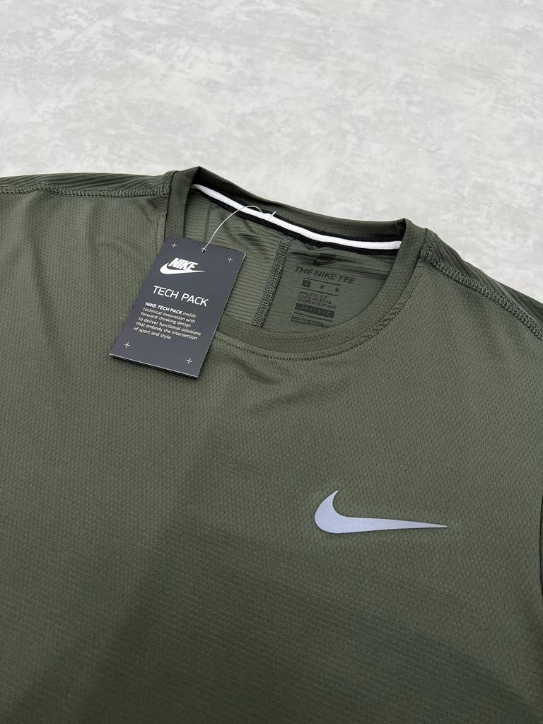 Classic Clima Cool Basic Logo Haki T-shirt