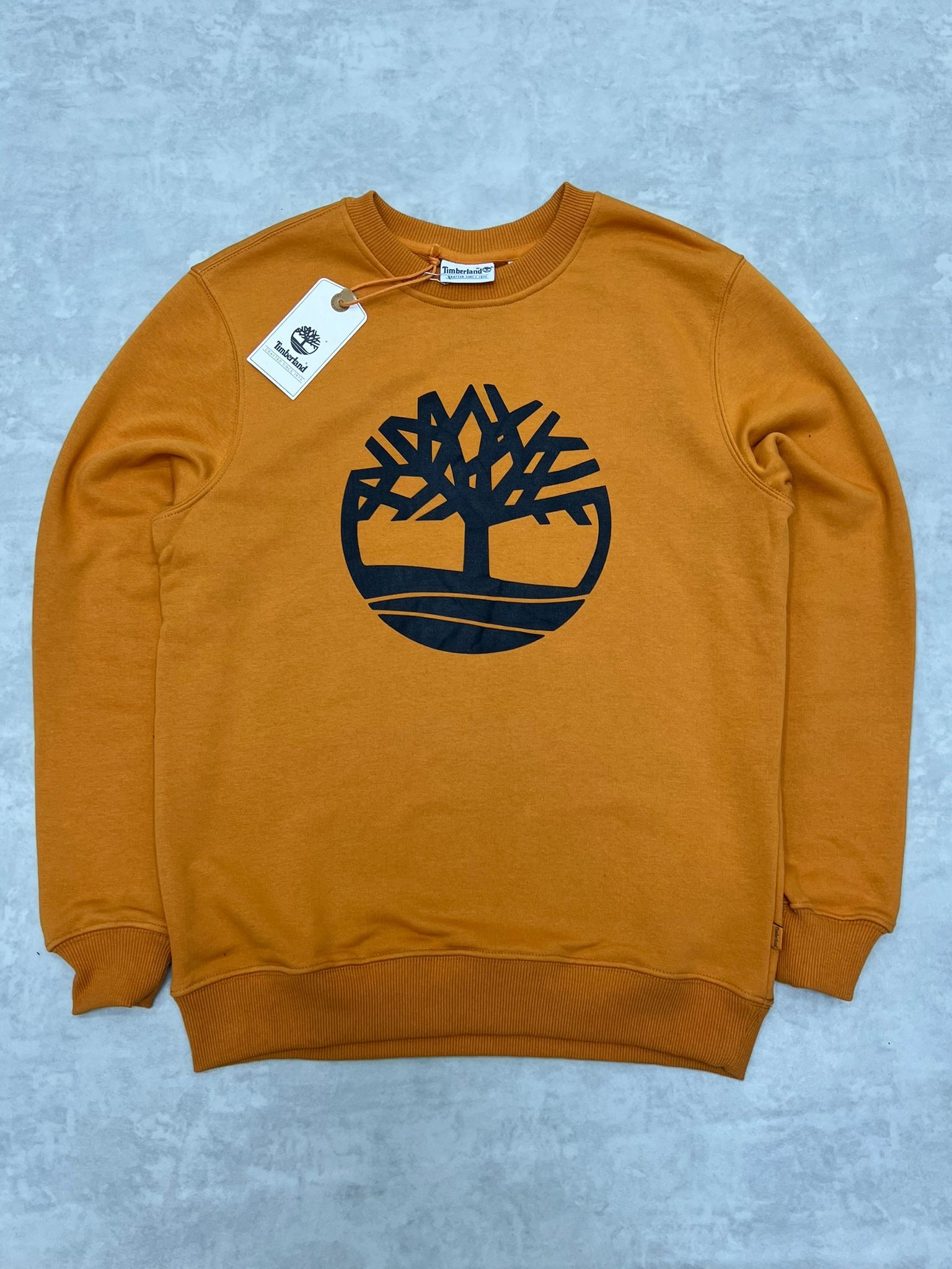 Mid Icon Logo Woden Light Orange Sweatshirt