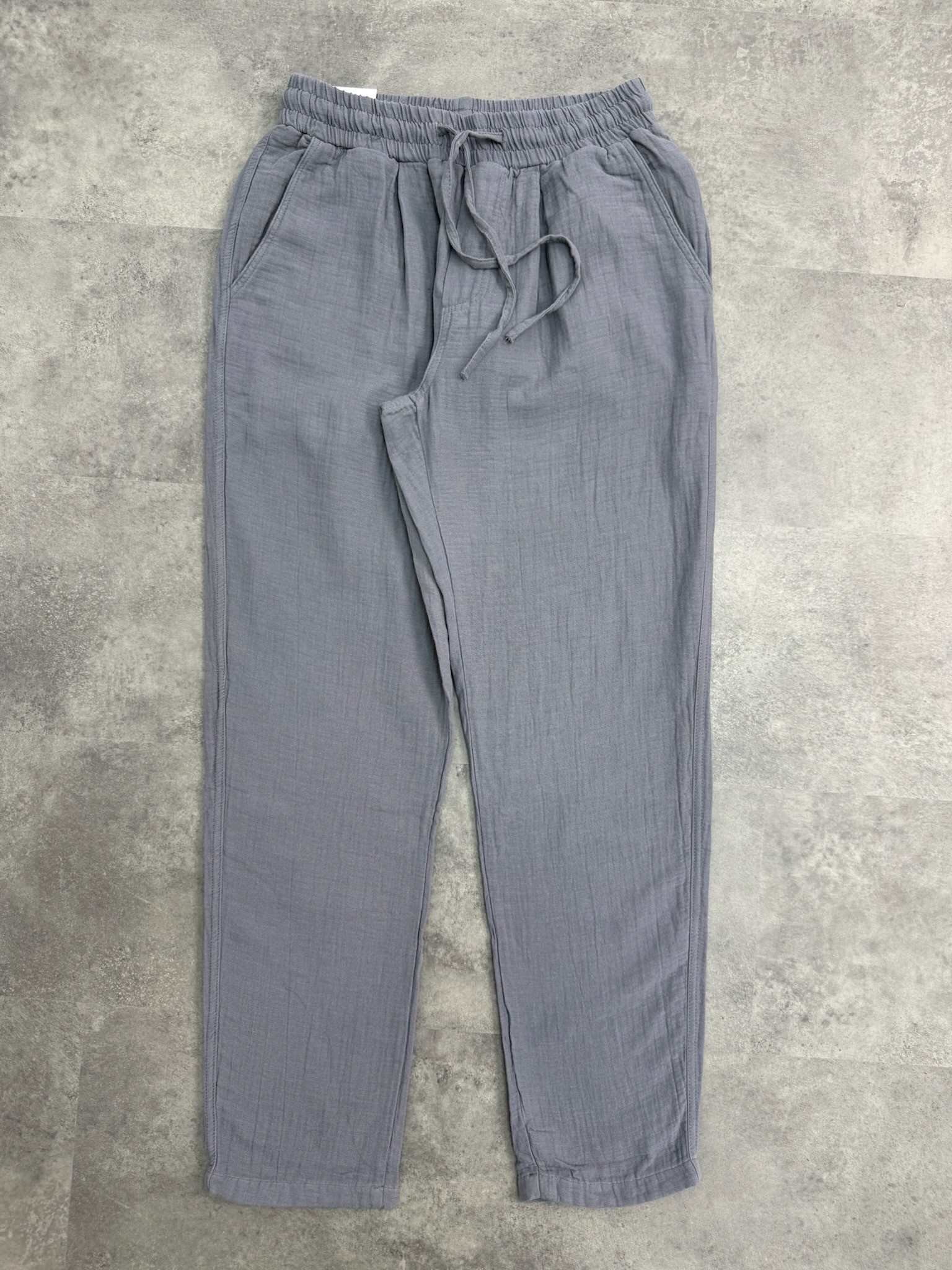 Yeni Sezon Müslin Arka Cep Detaylı Pantalon - ANTRASİT