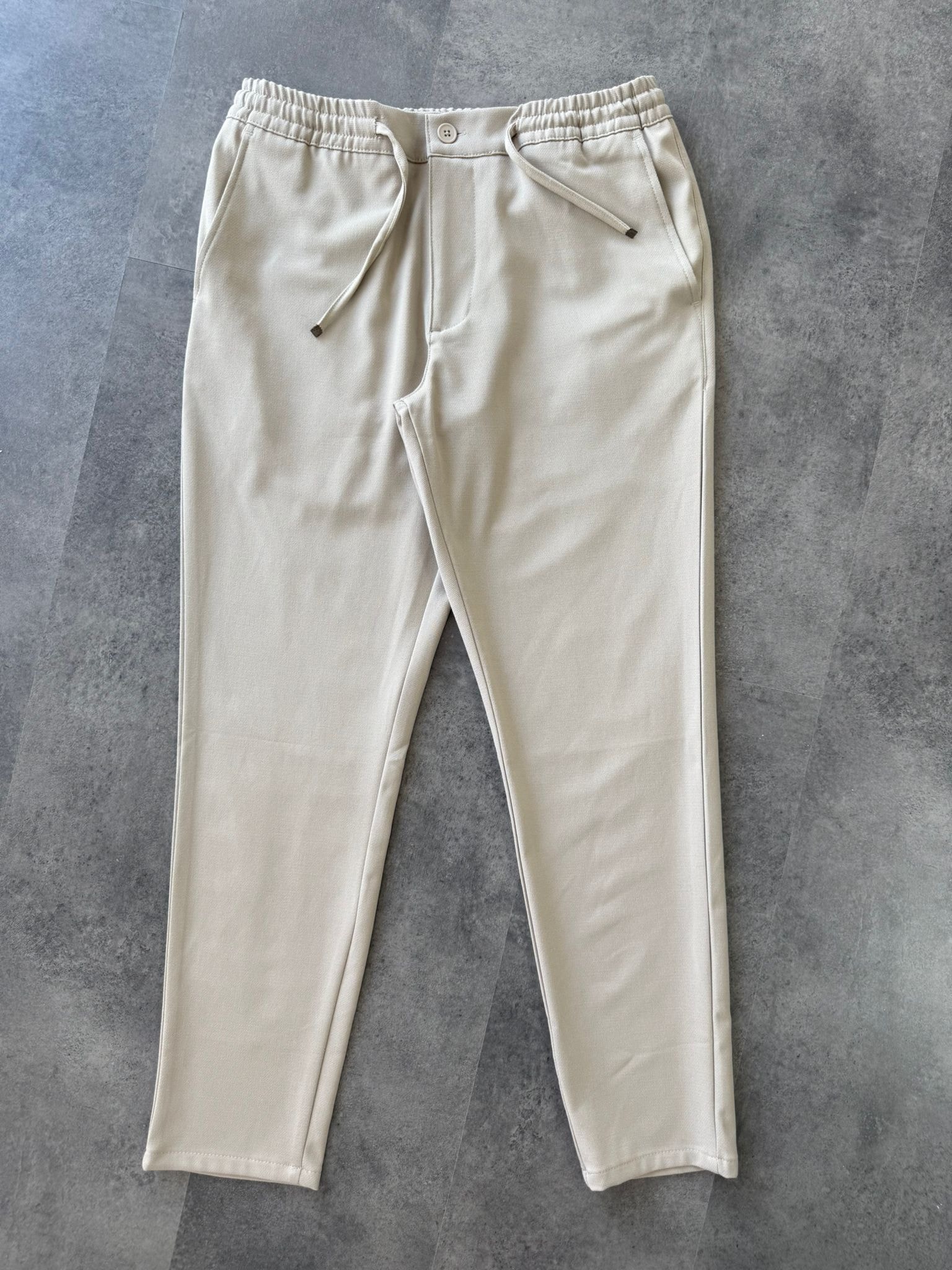 Yeni Sezon İthal Kumaş Premium Mevsimlik Pantalon - KREM