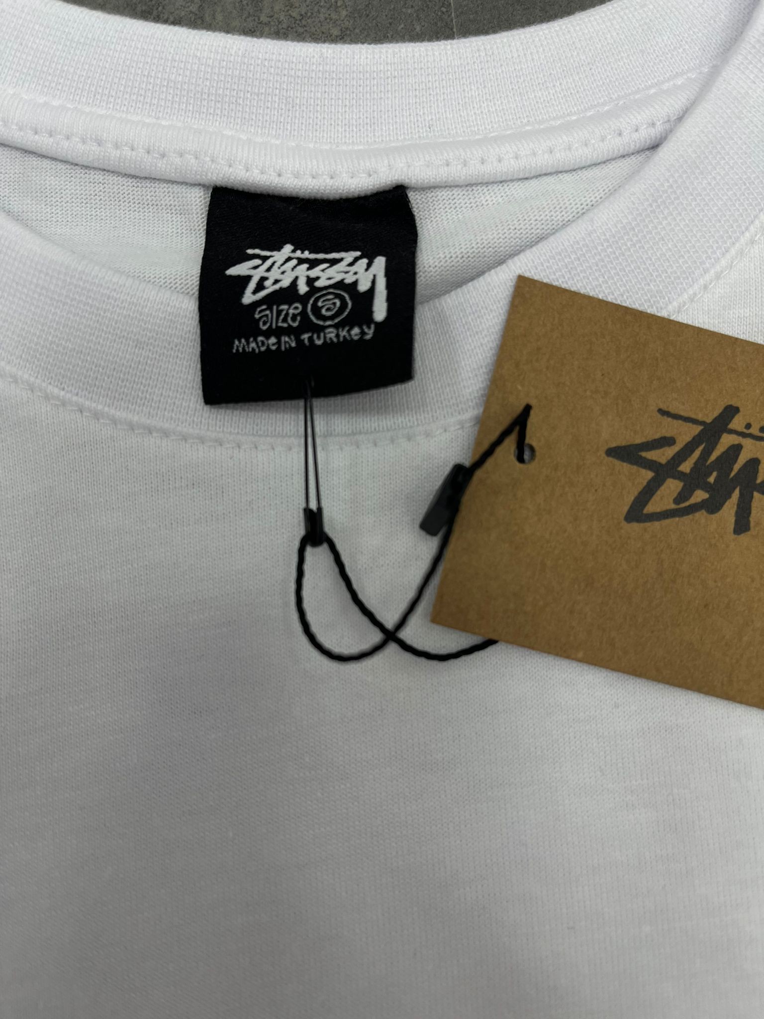 Yeni Sezon Stussy Mid Icon Logo  White  Relax Fit T-shirt