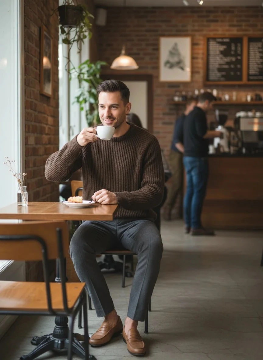 Yeni Sezon Yün Şardonlu Kalın Kazak