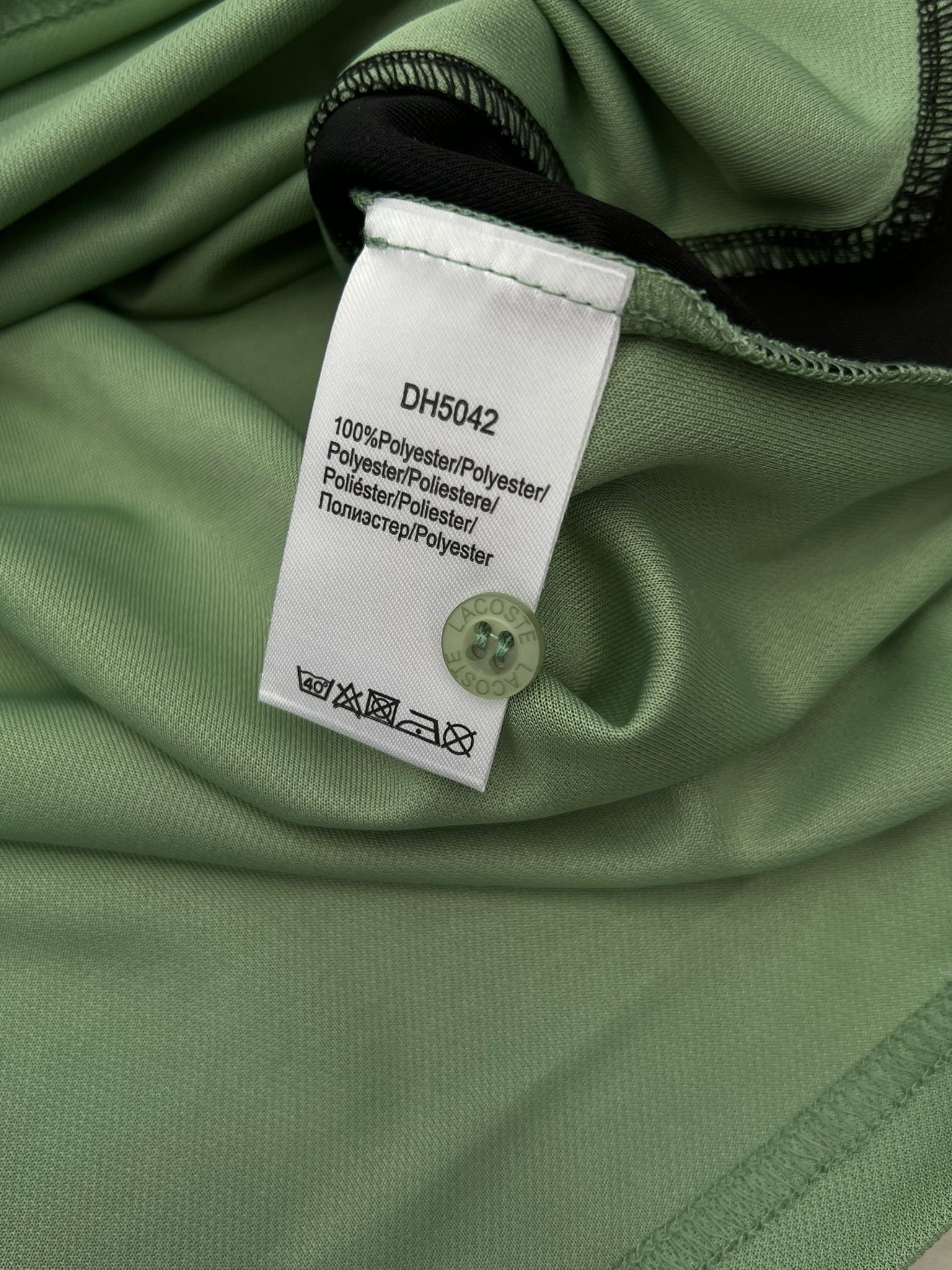 Clima Cool (Nefes Alan) Yaka Şeritli Light Green T-shirt