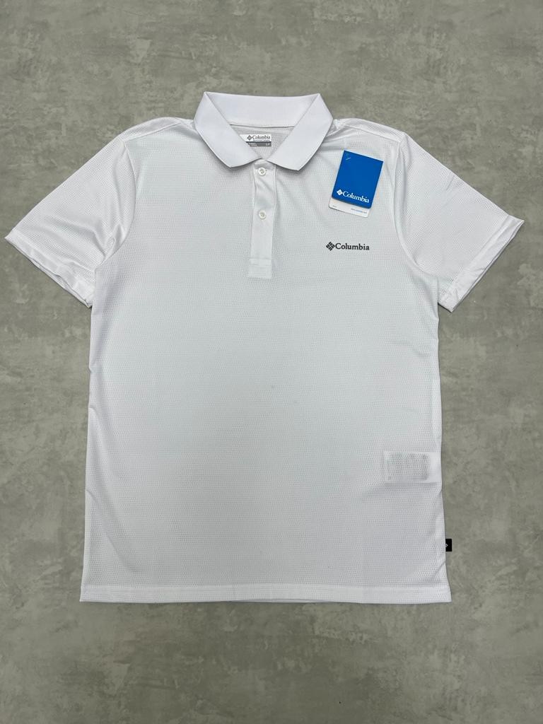 Classic Clima Cool (Nefes Alan)  White  Polo Yaka T-shirt