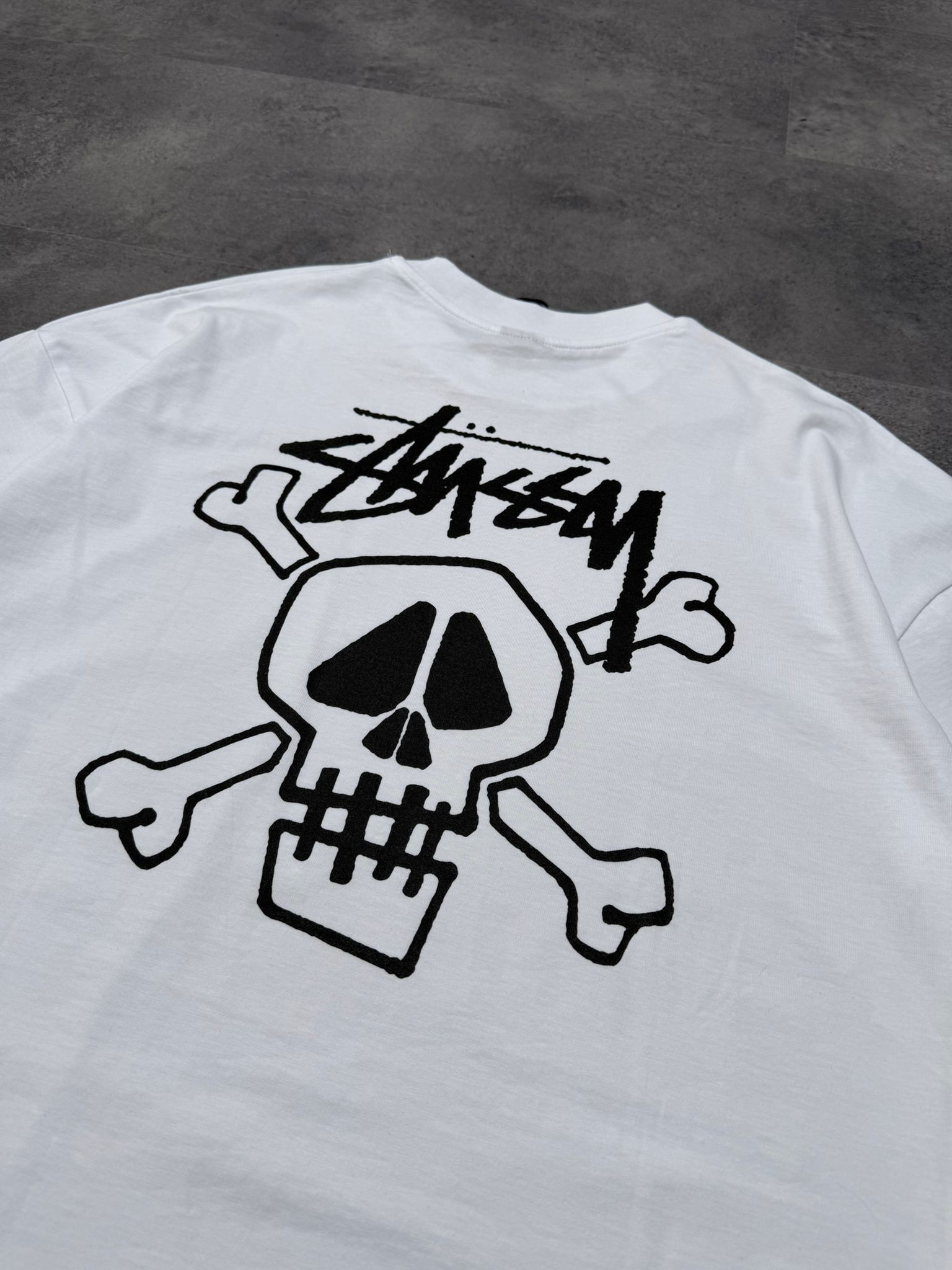 Yeni Sezon Skull  Back To Print White T-shirt