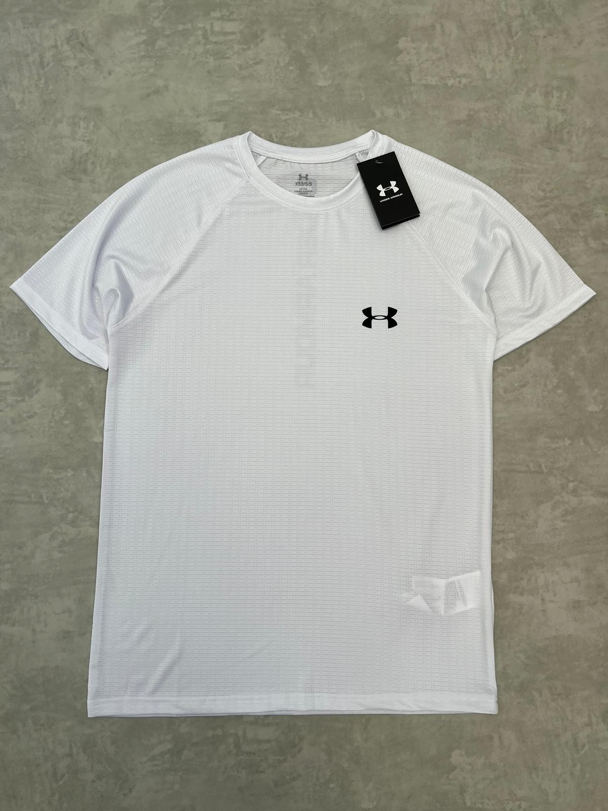 Back Print Detaylı Mini Logo Classic White T-shirt