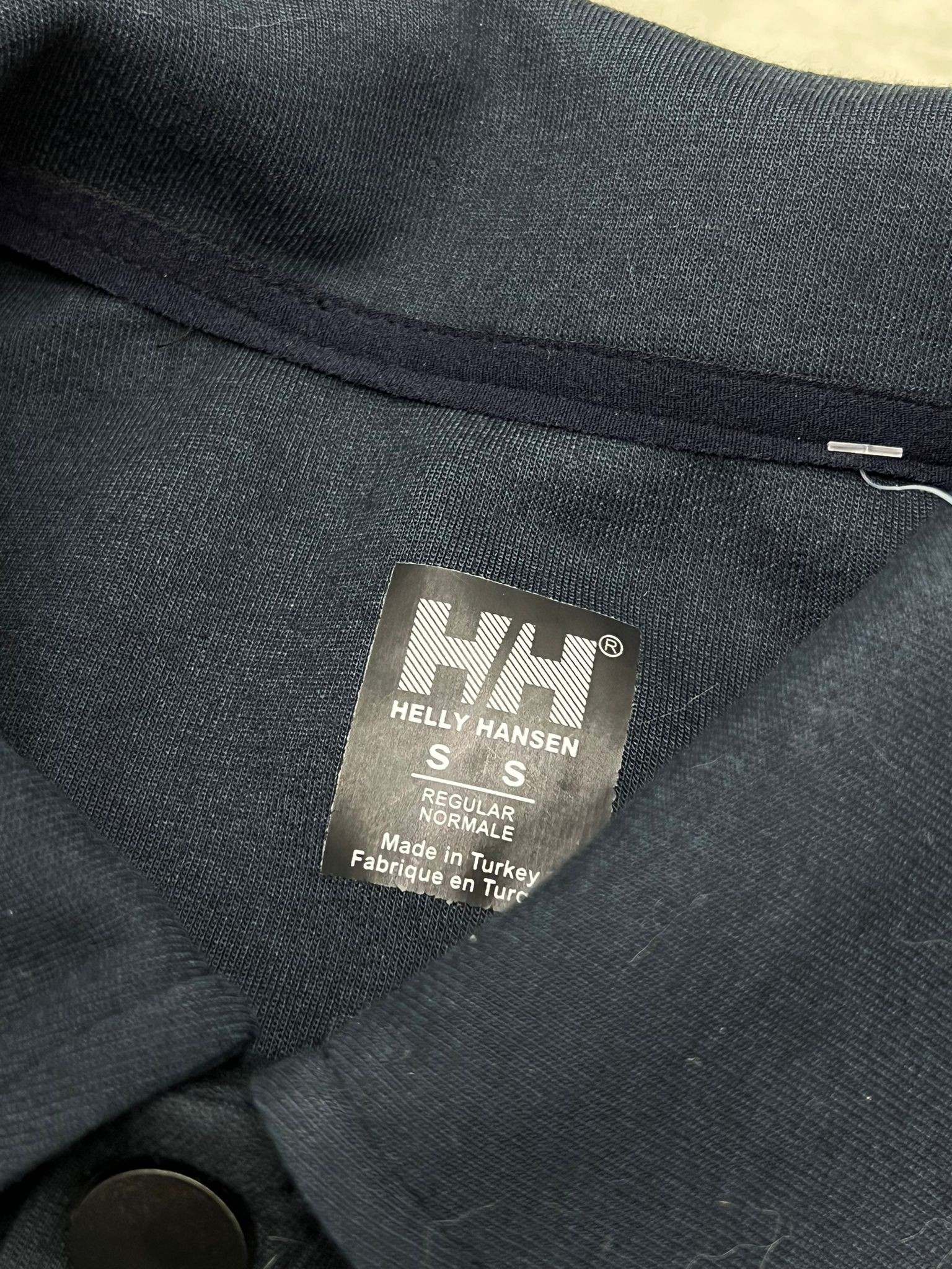 Yeni Sezon Double Face Cepli Özel Navy Blue Gömlek