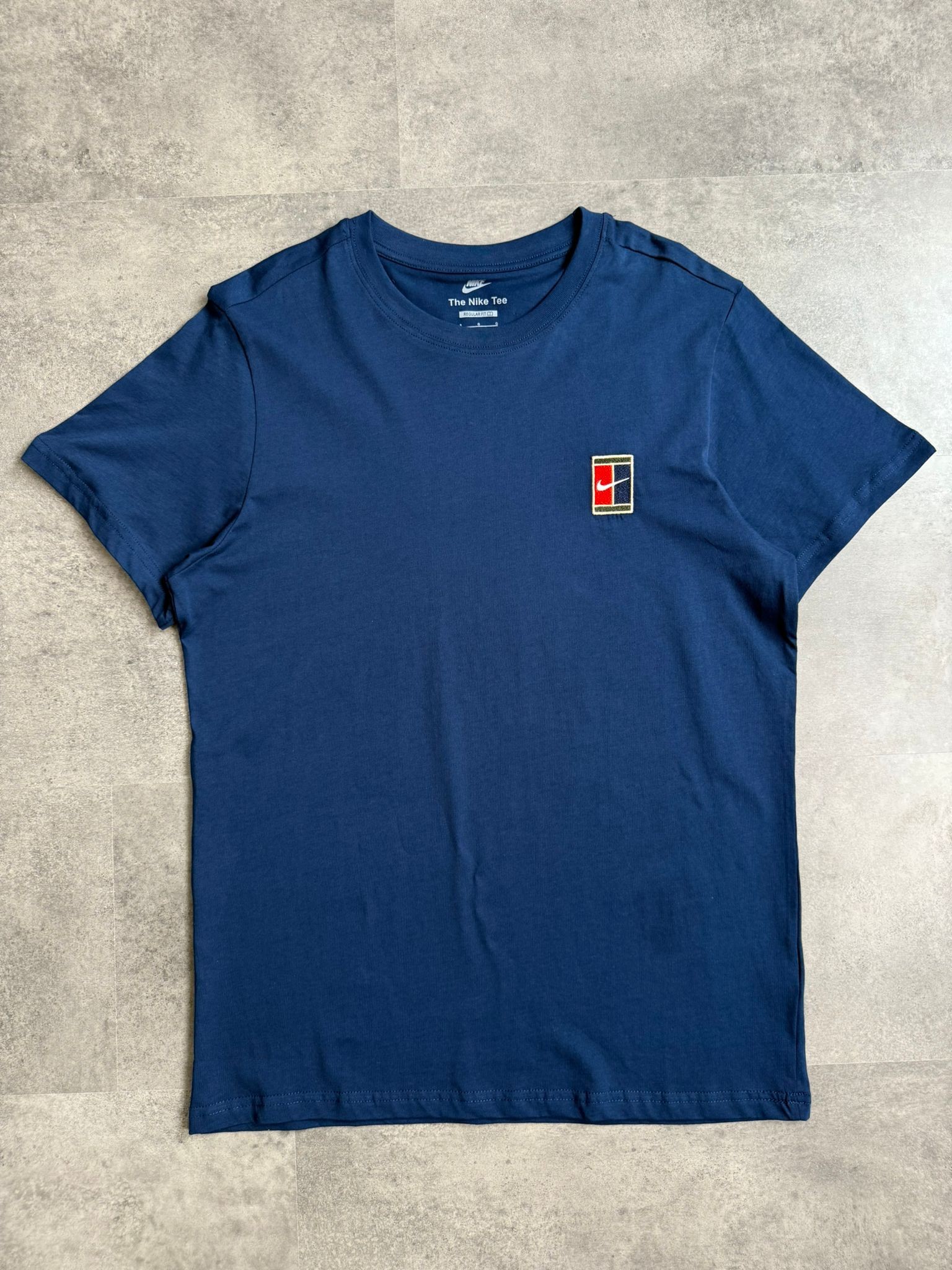 Yeni Sezon SB Aletic Classic Nakış Logo T-shirt - LACİVERT