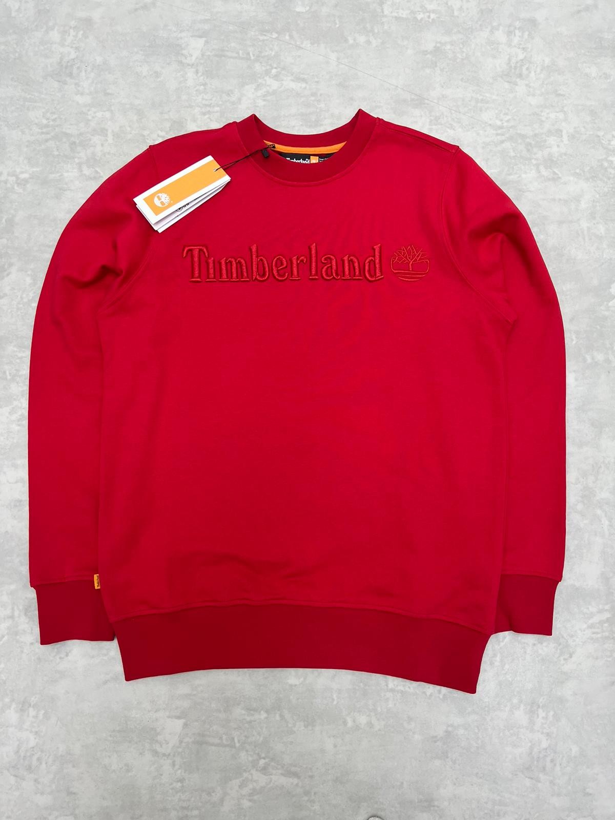 Ton To Tone Mid Icon Nakış Red Sweatshirt