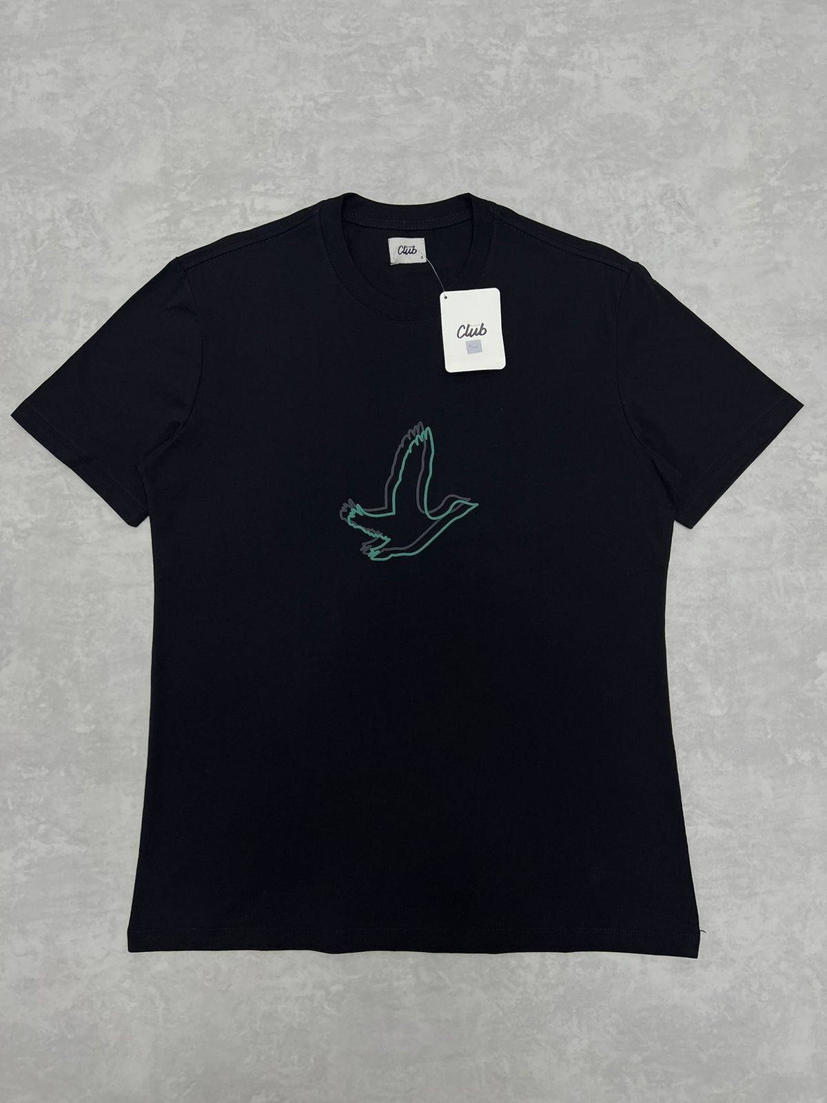 Mid To Birds Logo Black  Regular T-shirt