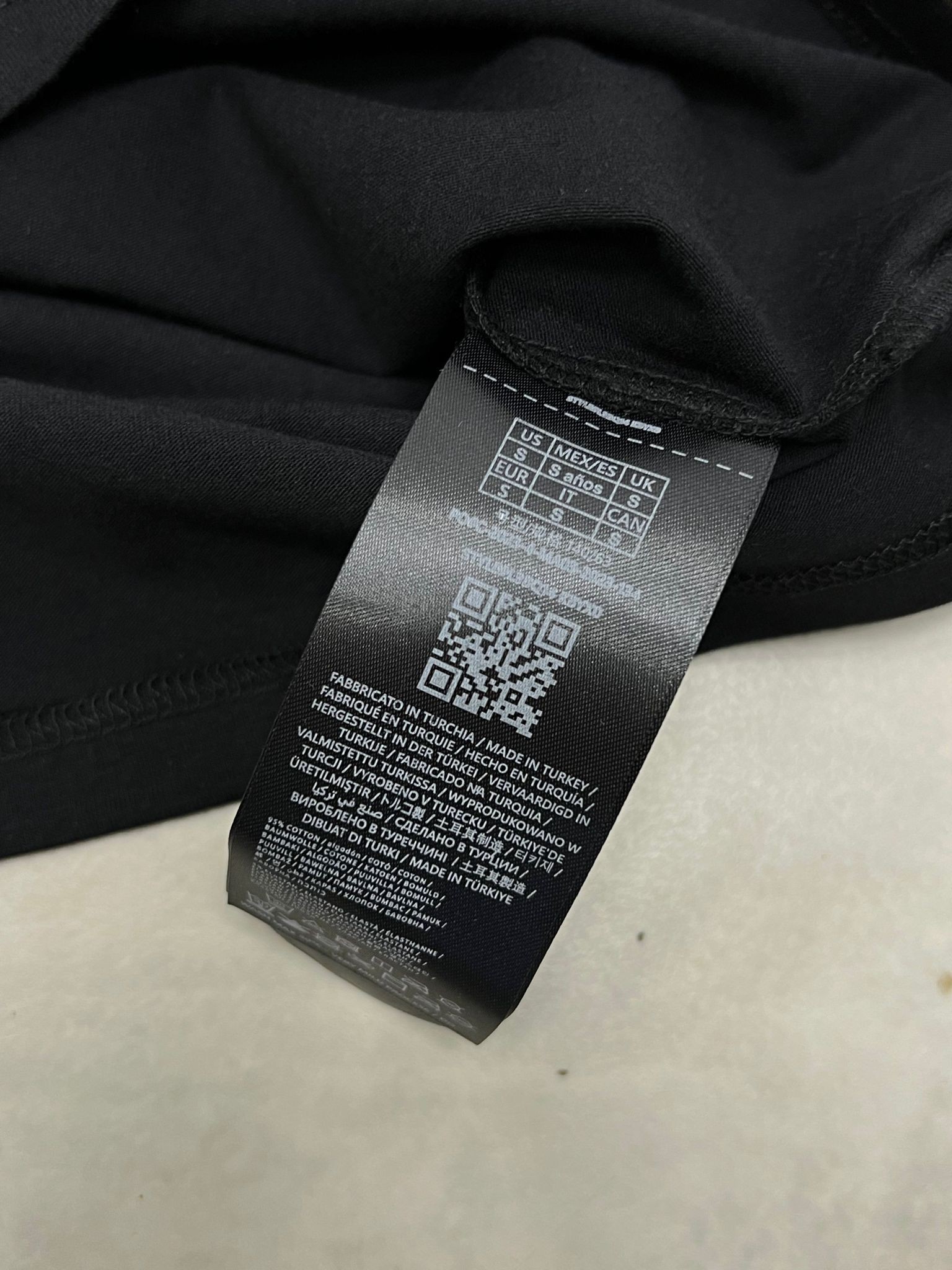 Yeni Sezon Washed Mid Logo  Black T-shirt