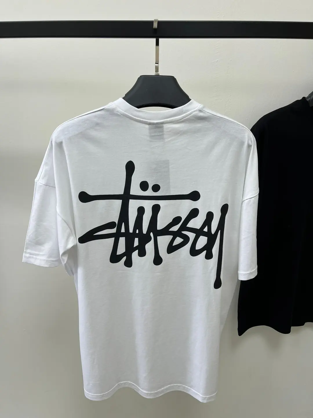 Stussy Basic Tee Oversize White Tshirt