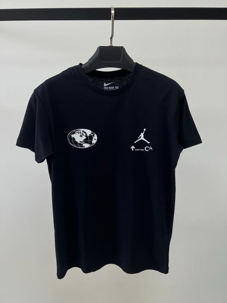 World Print  Air  Jordan Siyah T-shirt