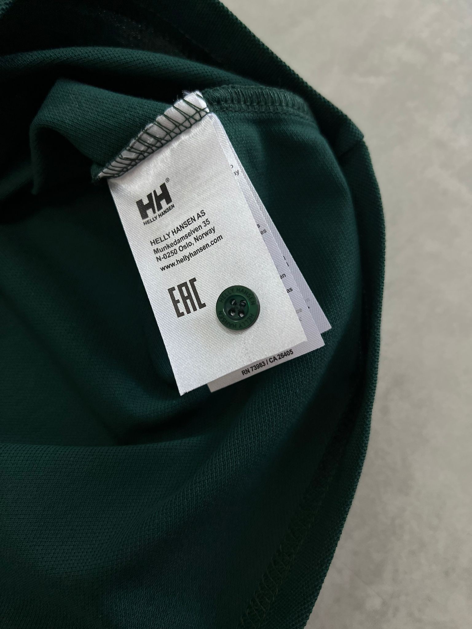 Dark Green Slim Fit Classic Logo Polo Yaka T-shirt