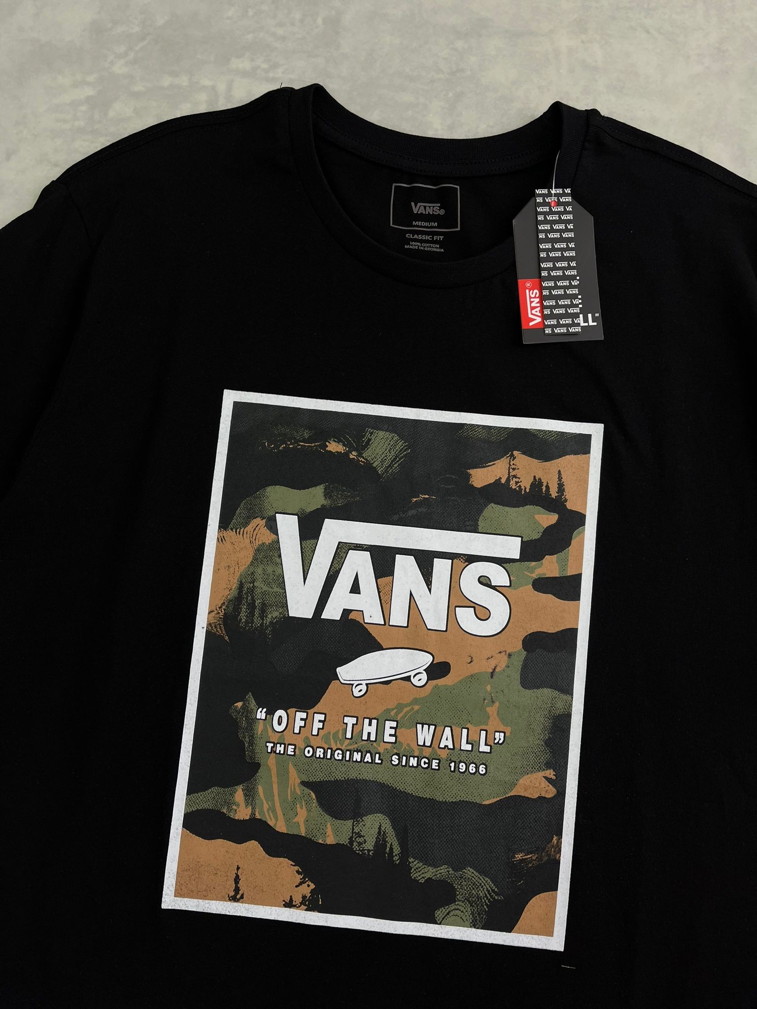 Yeni Sezon Camouflage Mid Icon Black T-shirt