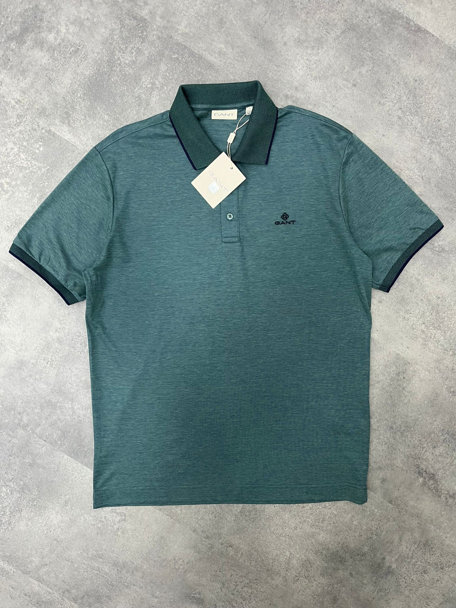 Yeni Sezon Özel Series Merserize Kumaş Green Polo Yaka T-shirt