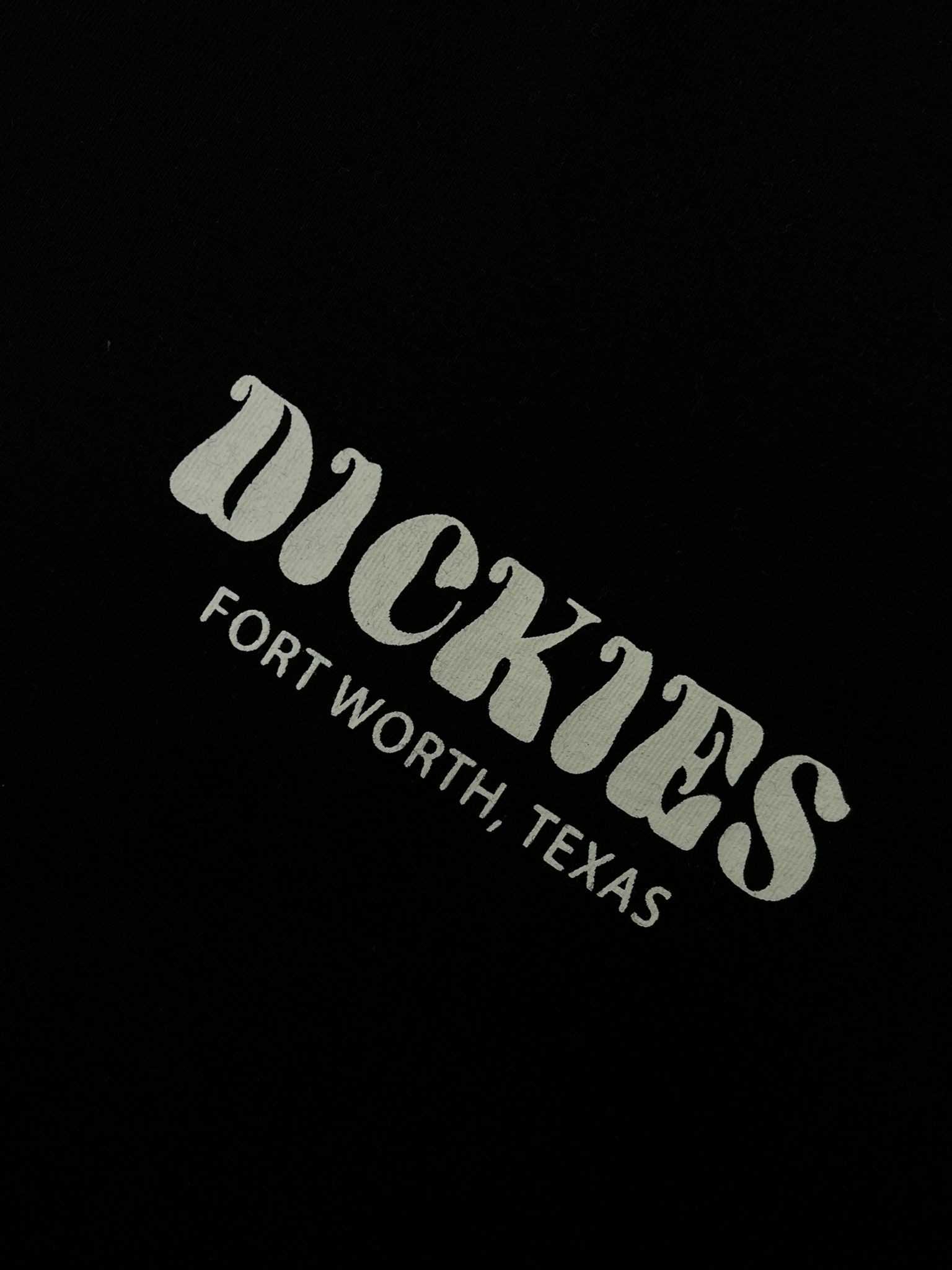 Yeni Sezon Back To Print Forth Worth Texas Black T-shirt